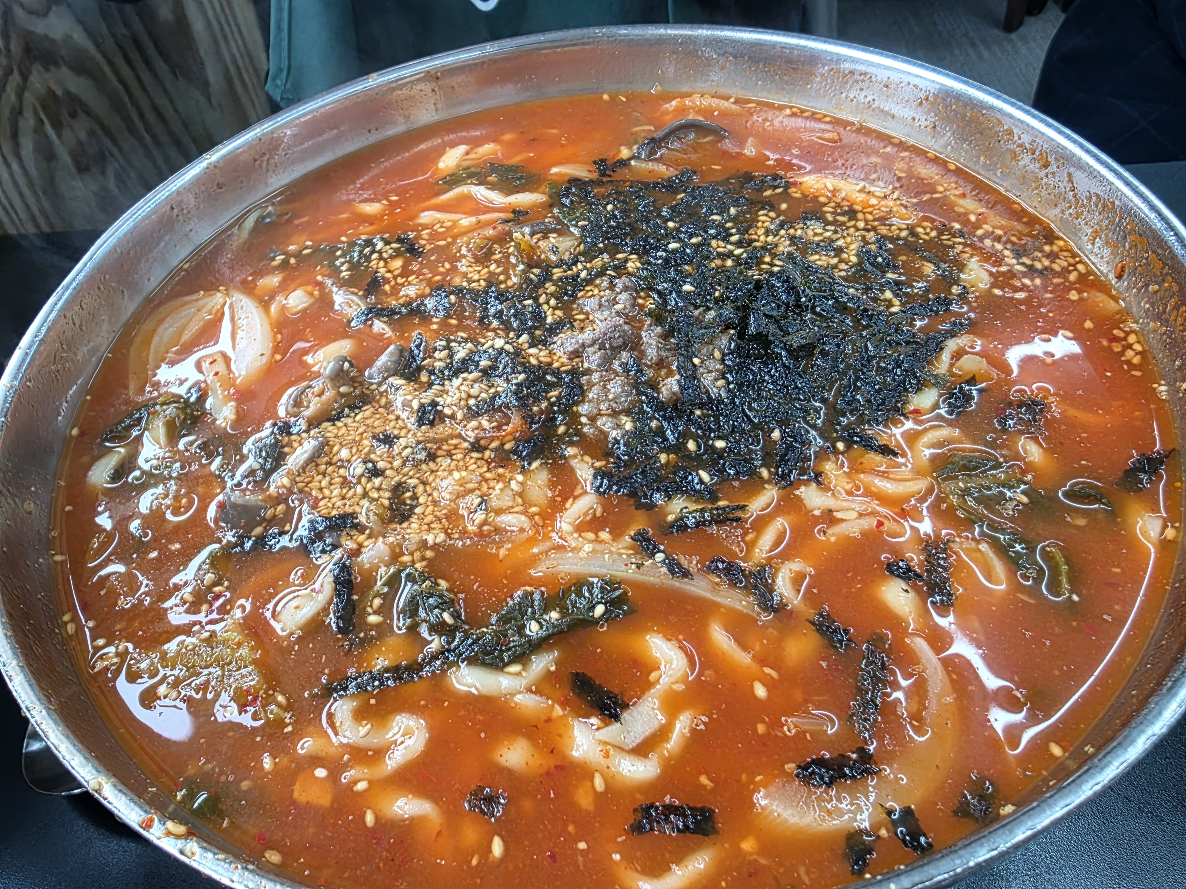 장칼국수