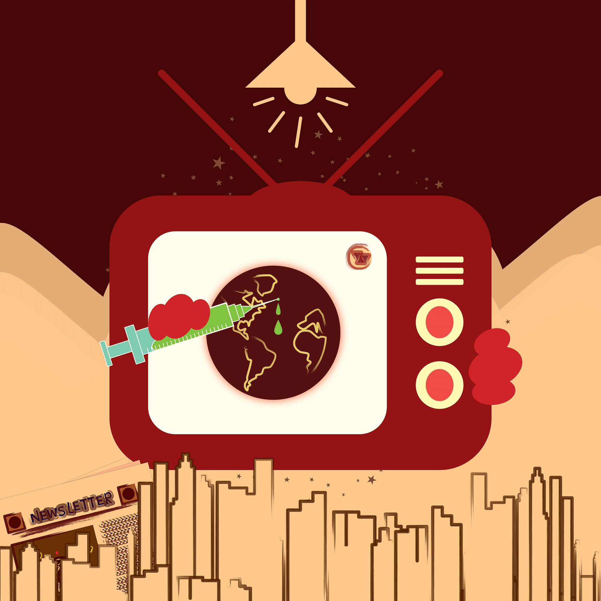 지구의 건강 모니터 이미지