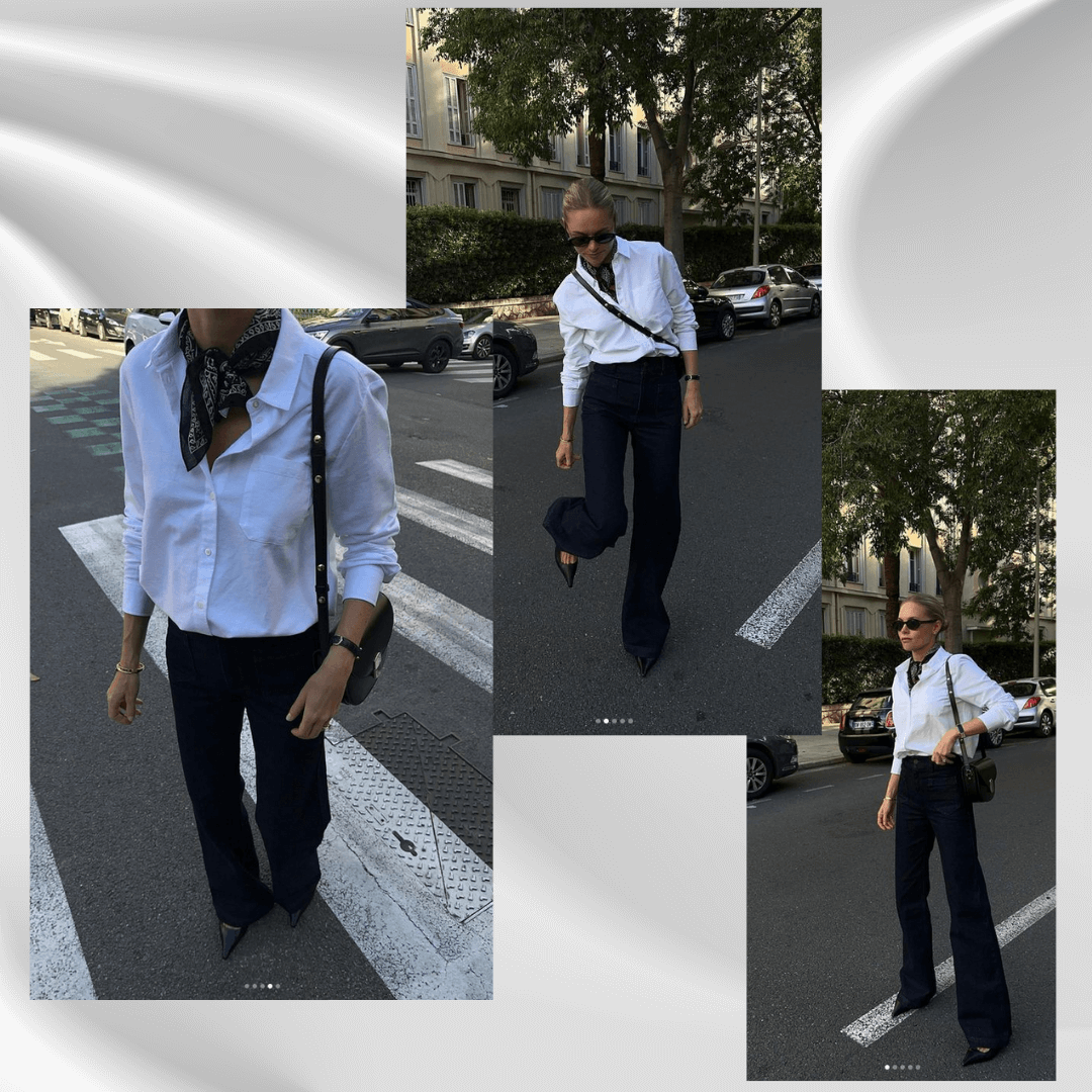 Hannah(@cocobeautea) 의 인스타그램에서 가져온 올드머니룩 3장