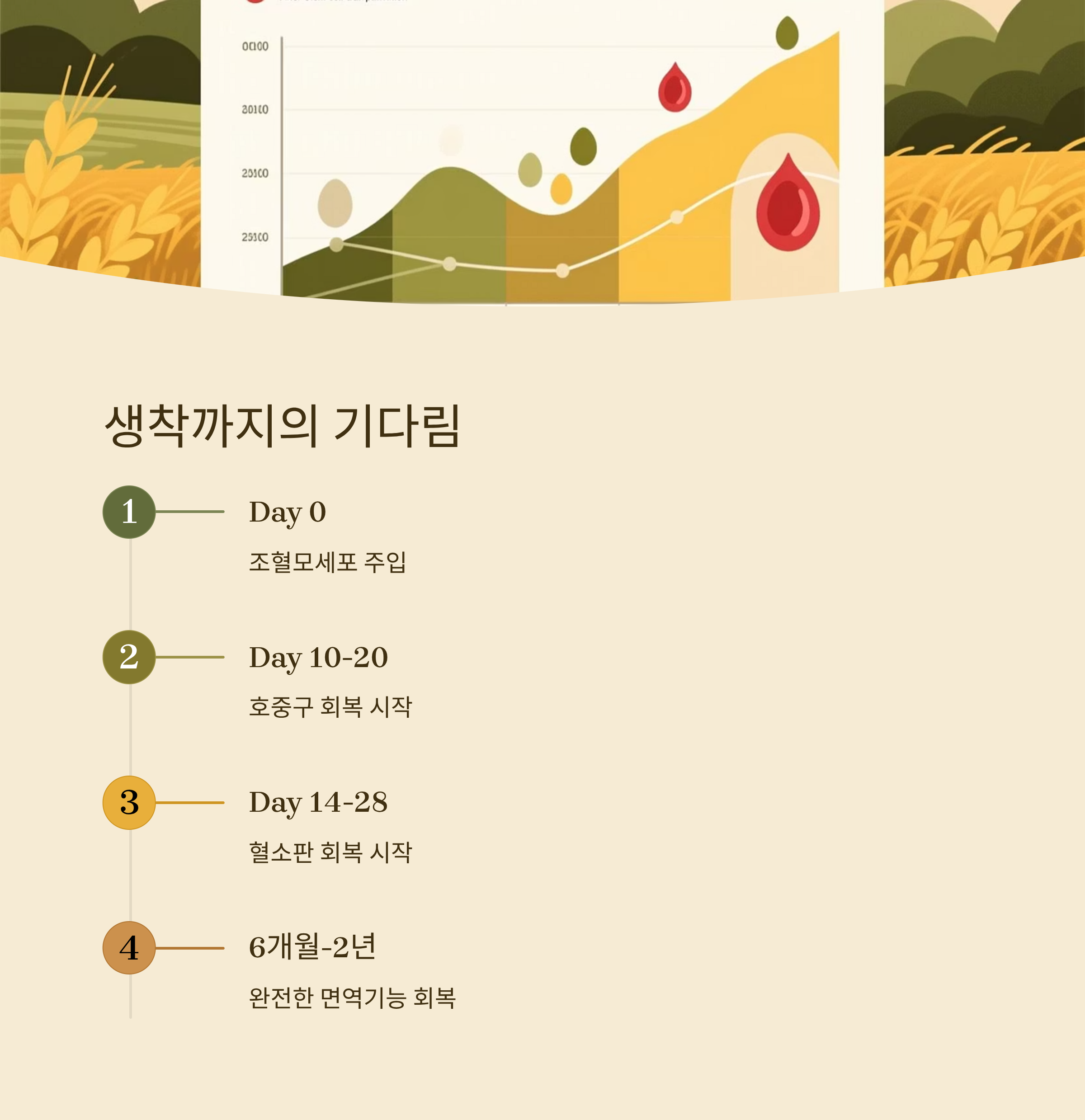 조혈모세포이식 생착까지의 기다림