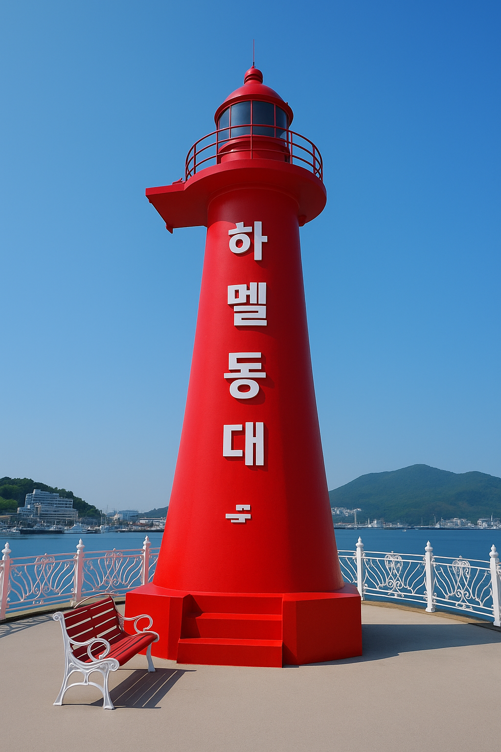 여수 하멜등대 사진