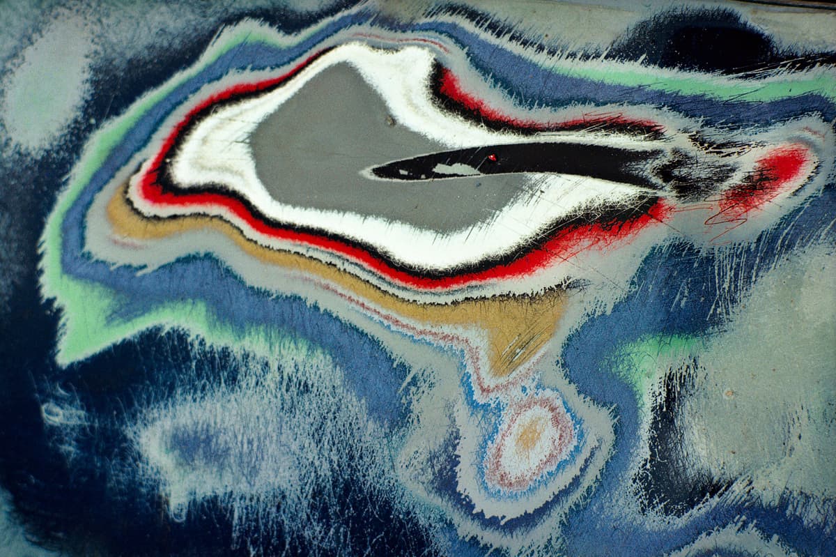 Car Scratch Wave by Ernst Haas