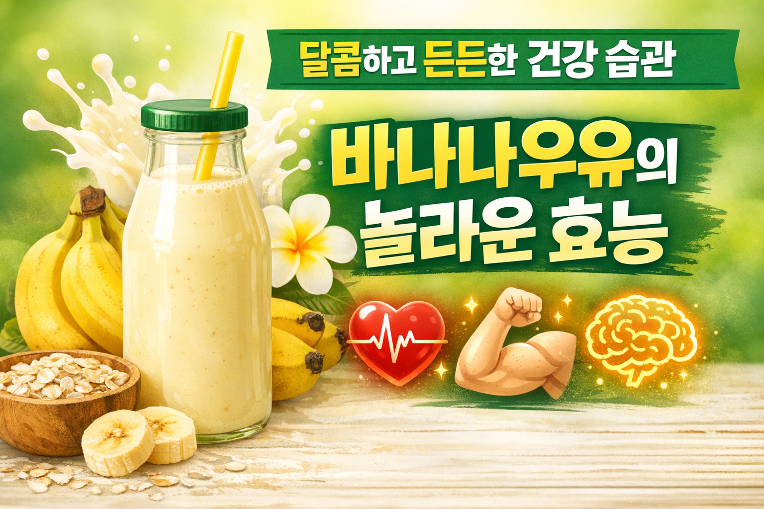 우유와 바나나