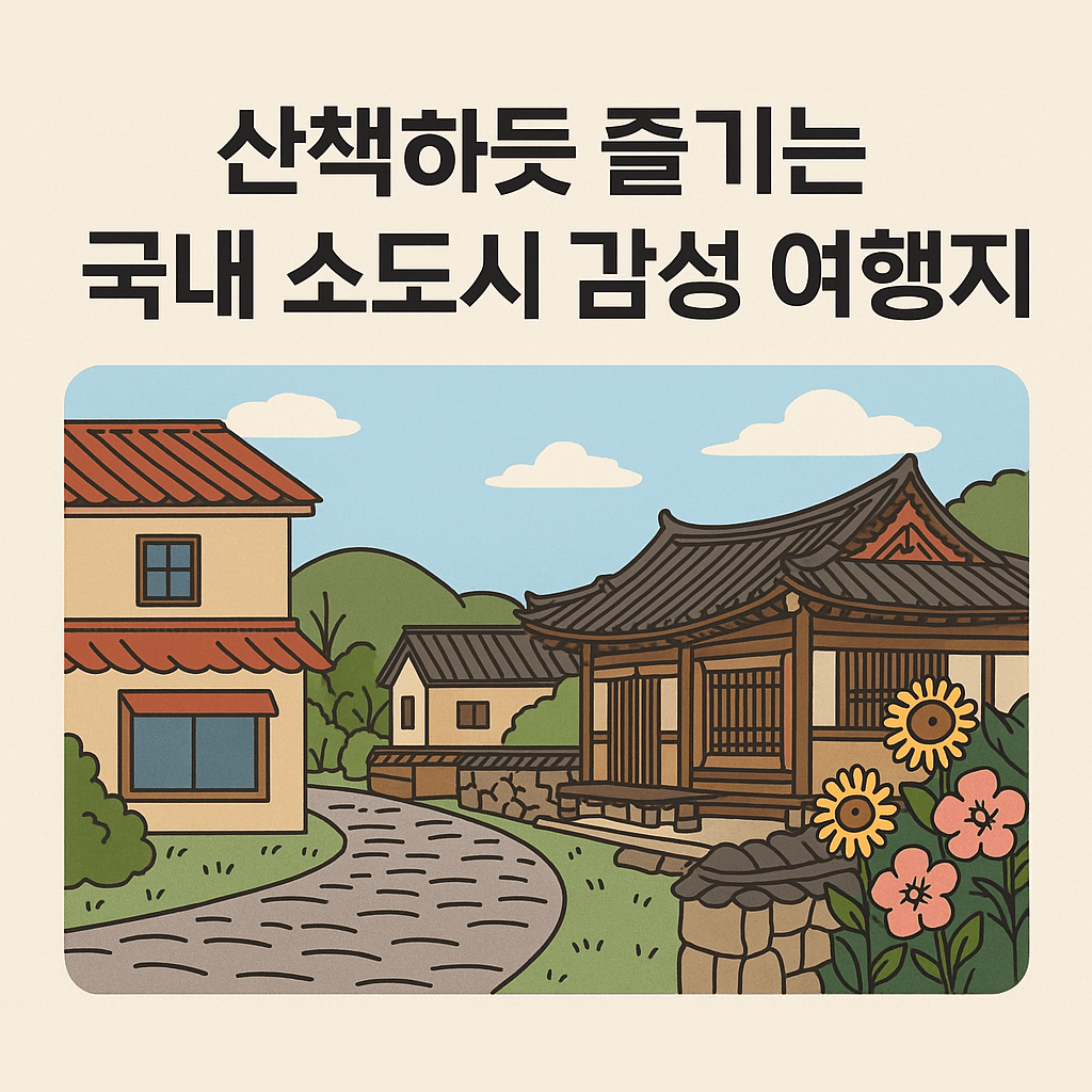 국내 소도시 감성 여행지_썸네일