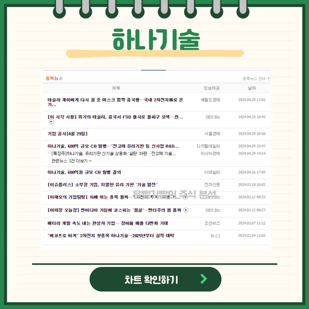 하나기술 뉴스