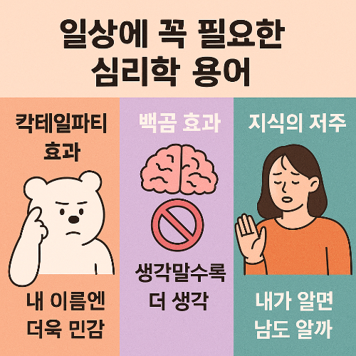 일상에 꼭 필요한 심리학 용어 총정리