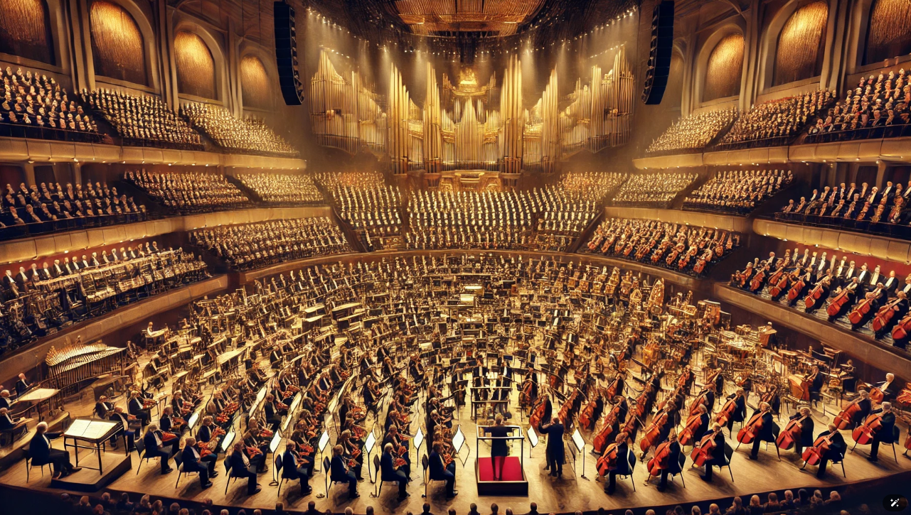 말러의 천인교향곡 관련 그림