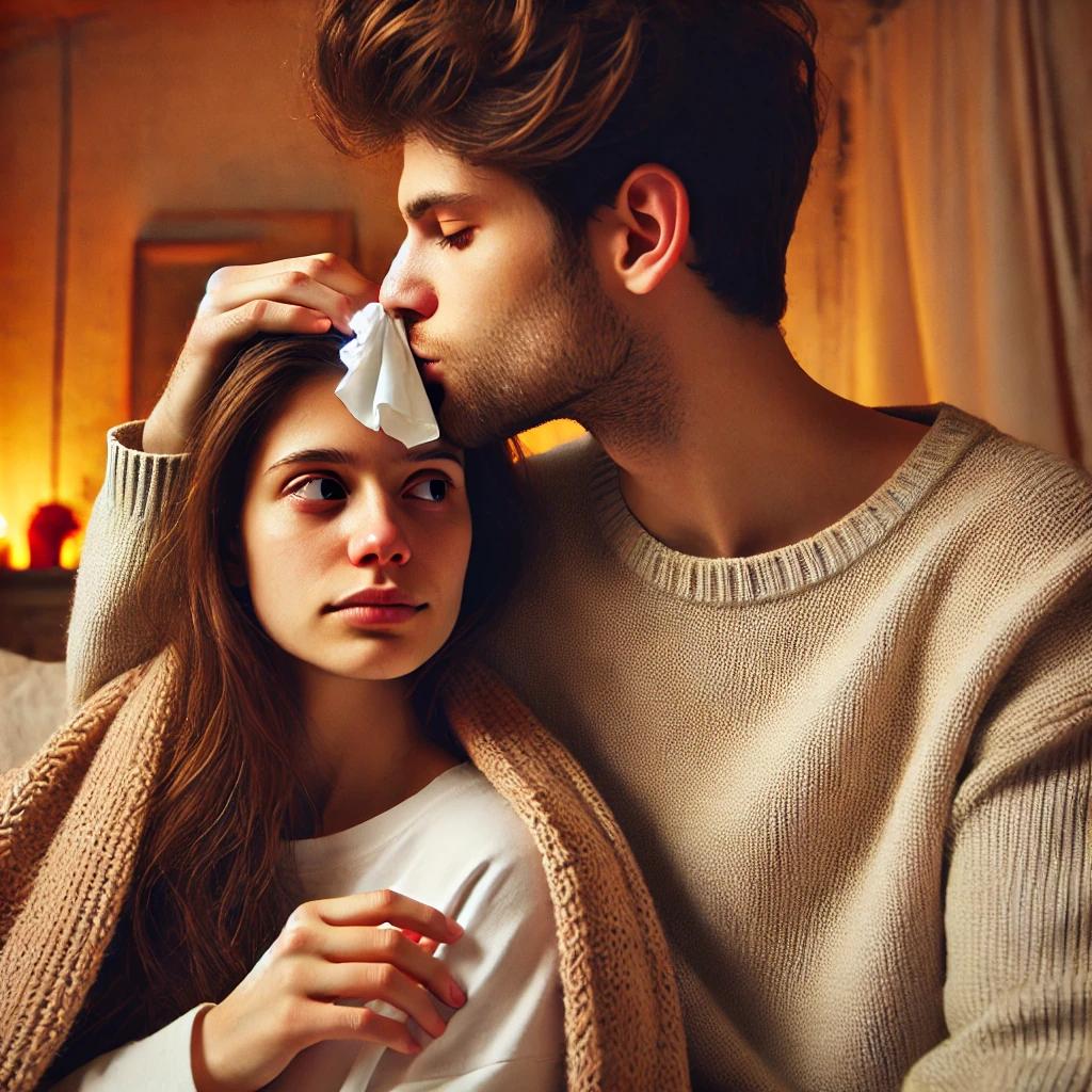 감기 뽀뽀