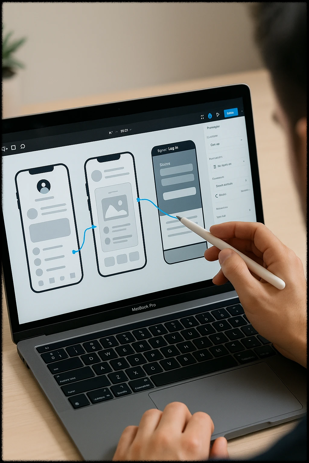 모바일 화면에서의 Figma 프로토타입 테스트