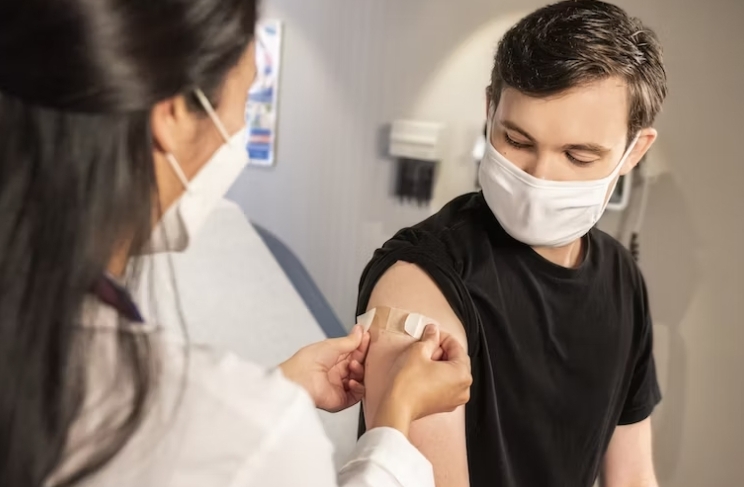 독감 감염 이미지