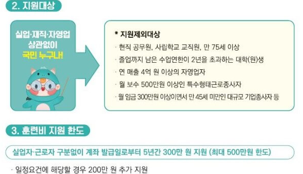 국민내일배움카드 지원자격