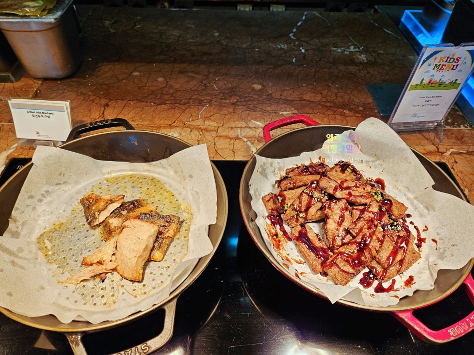 제주신화월드 메리어트 리조트 조식 스카이 온 파이브 다이닝 조식 후기