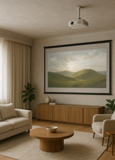 빔프로젝터 설치 위한 인테리어 설계