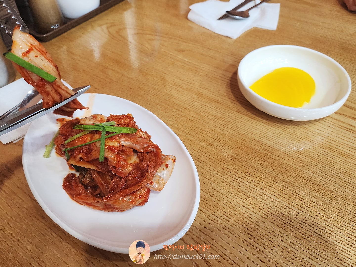 락빈칼국수 반찬