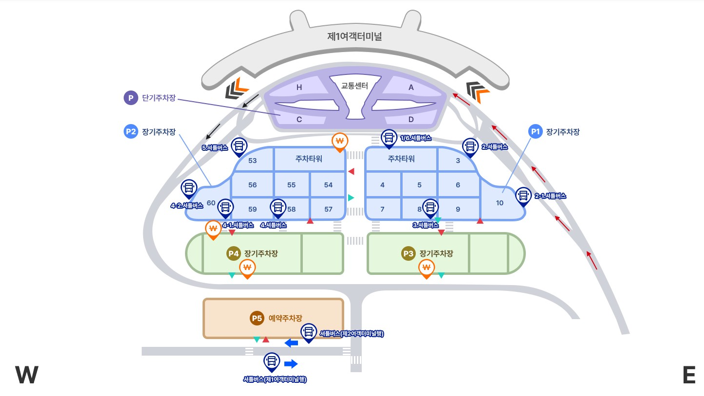 ์ธ์ฒ๊ณตํญ ์ฅ๊ธฐ ์ฃผ์ฐจ ์์ฝ