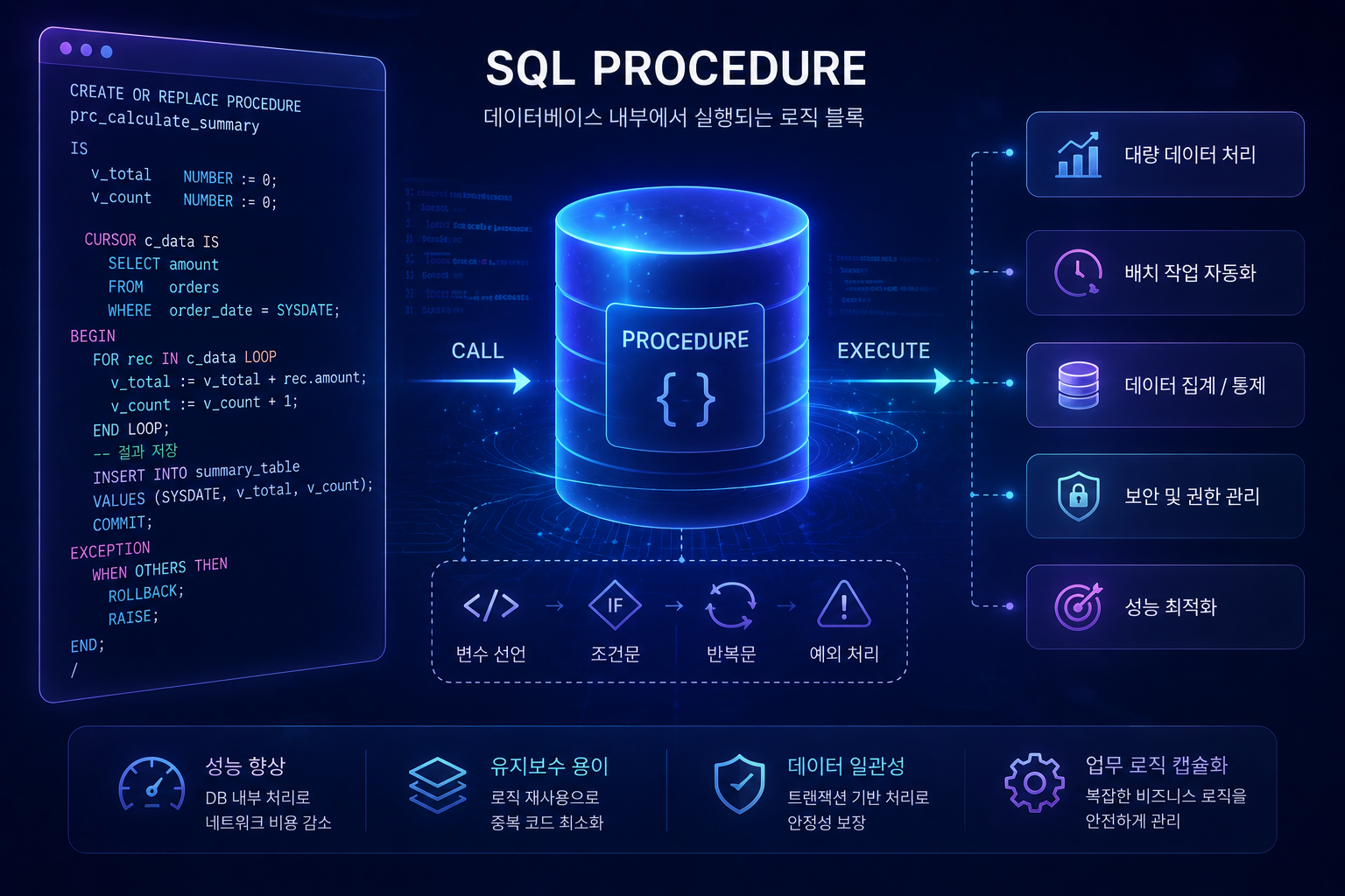SQL 프로시저(Procedure)란