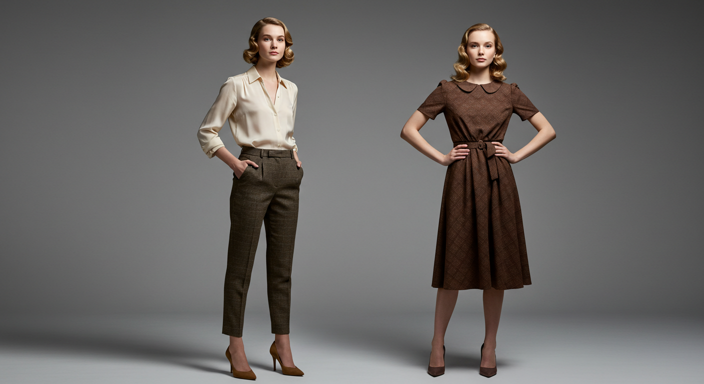 현대적으로 재해석된 핑거웨이브 부드러운 텍스처 고전 스타일