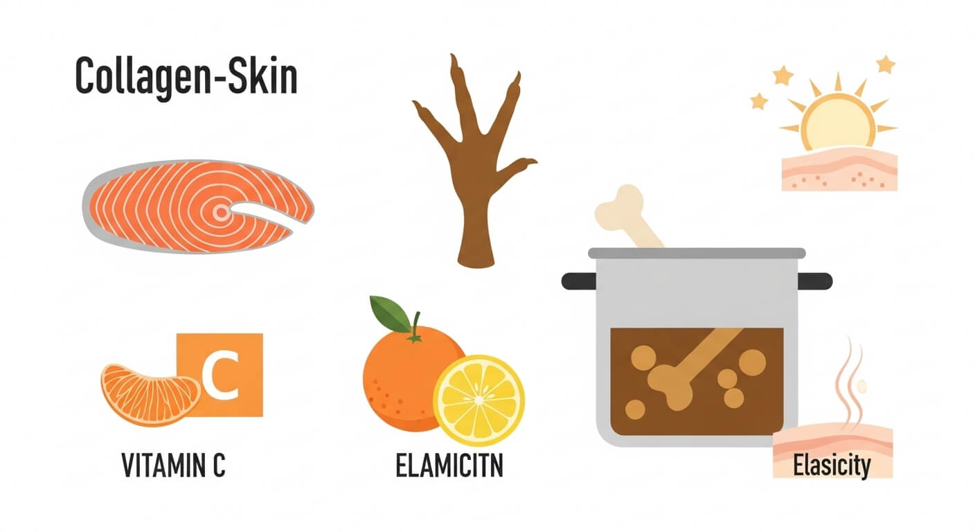 콜라겐이 풍부한 음식으로 피부와 관절 건강 지키기