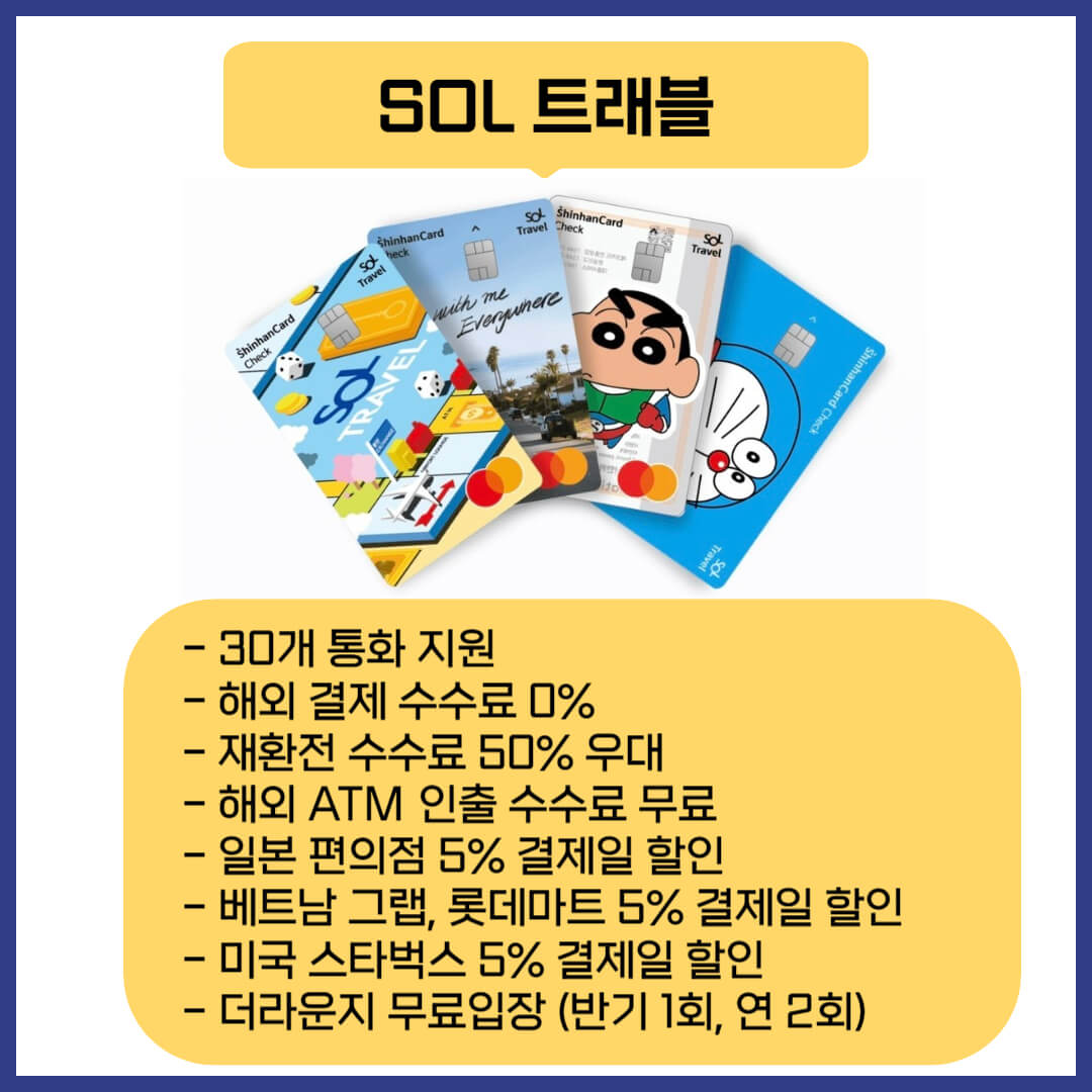 트래블카드 4종 혜택 알아보기