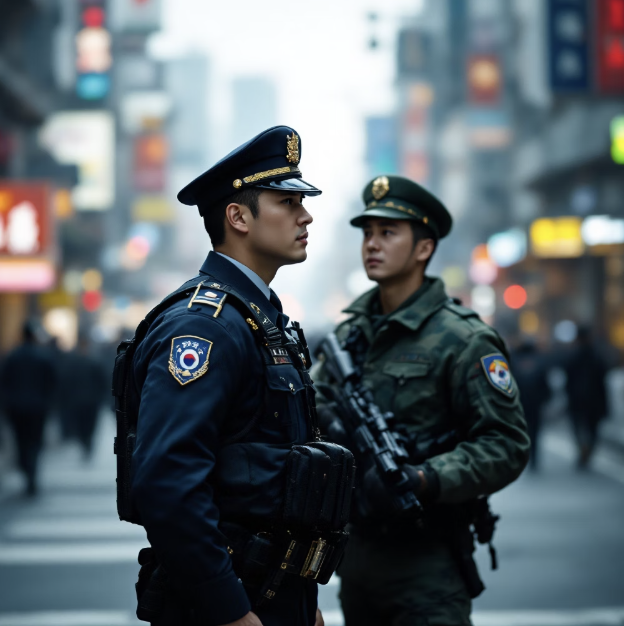 1단계 버튼, ‘경비계엄’