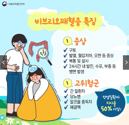 비브리오패혈증 특징 카드뉴스
