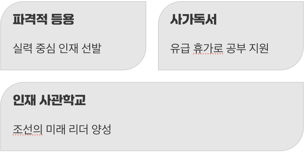 미래를 위한 인재 투자
