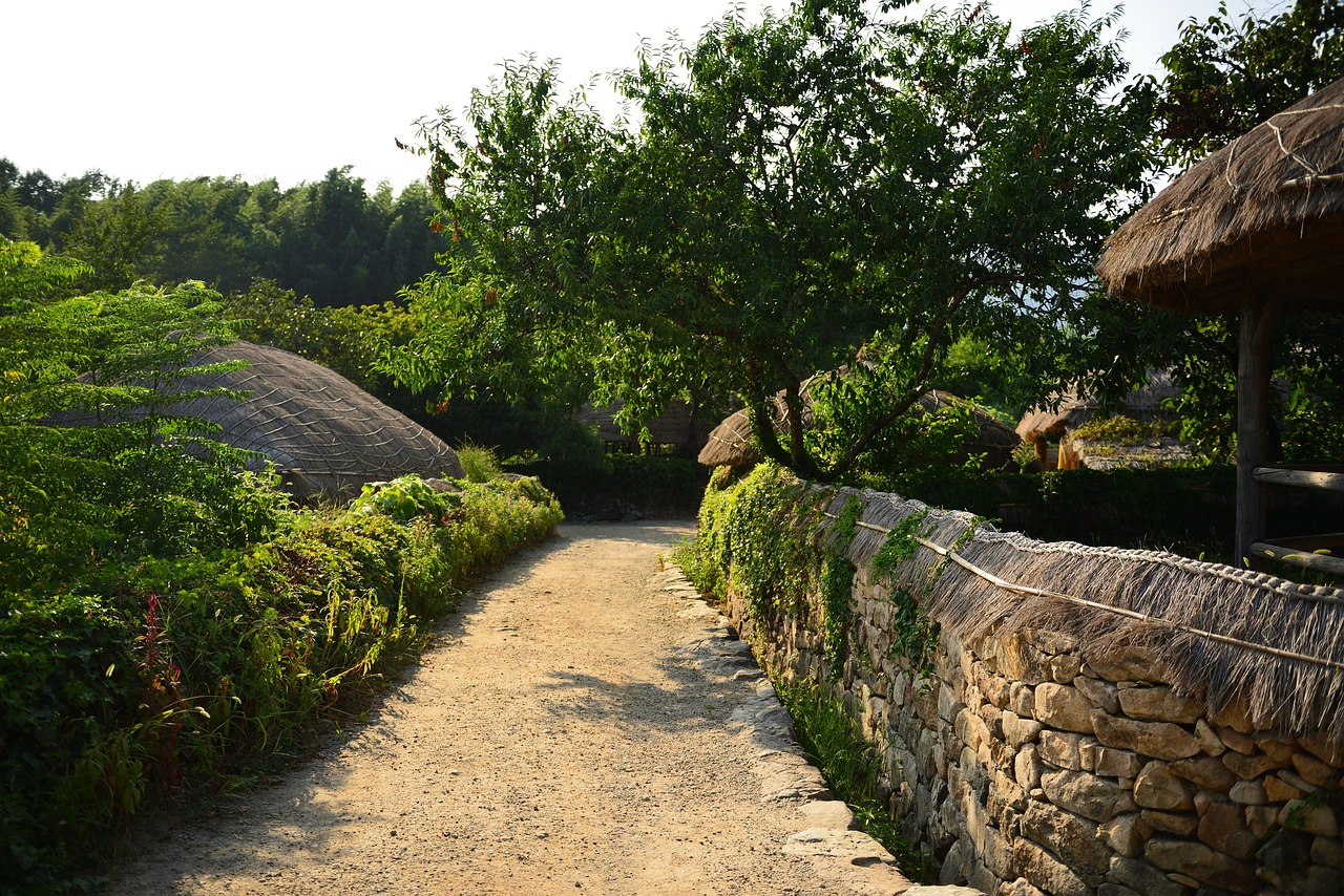 a photograph of a historical destination