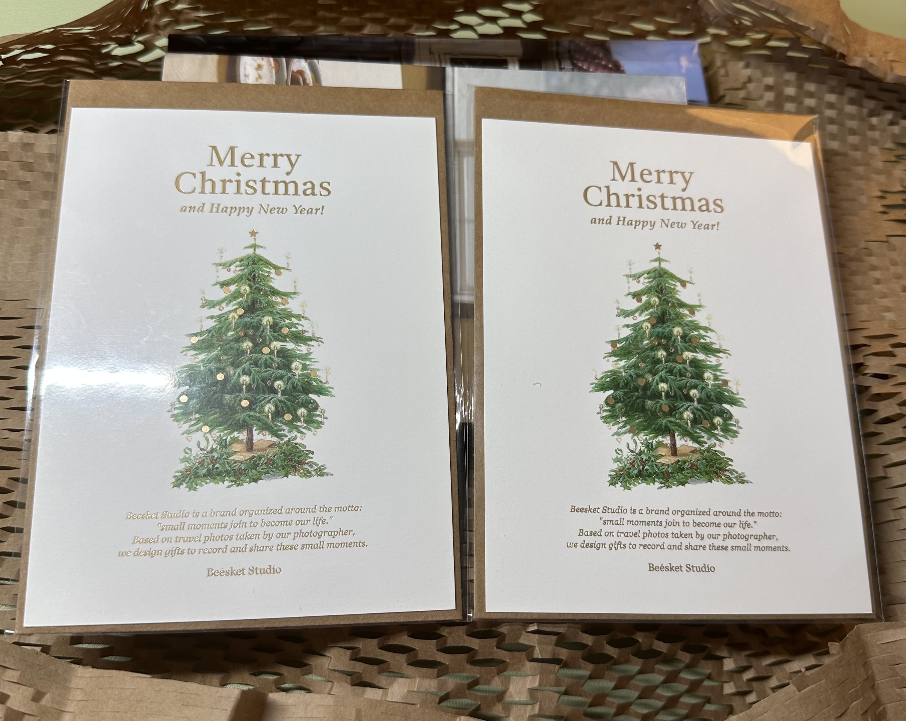 크리스마스 카드 2장