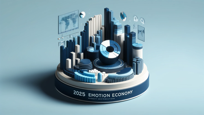2025 글로벌 감정 경제 시장 성장 분석 그래프