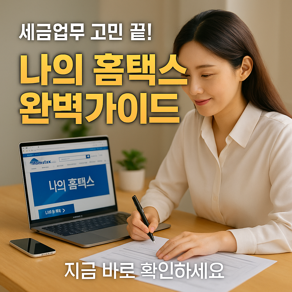 나의 홈택스 나만의 맞춤서비스 완벽 활용 가이드 출처 : 국세청)