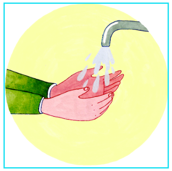 물사용후-수도꼭지돌리기