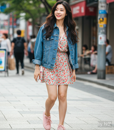 봄날 데일리 룩