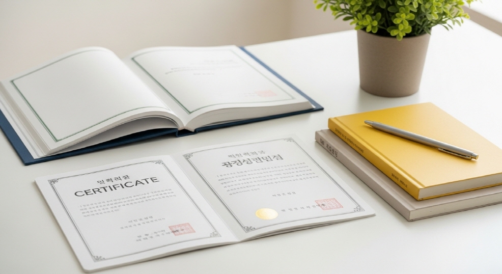 보건 관련 책과 메모