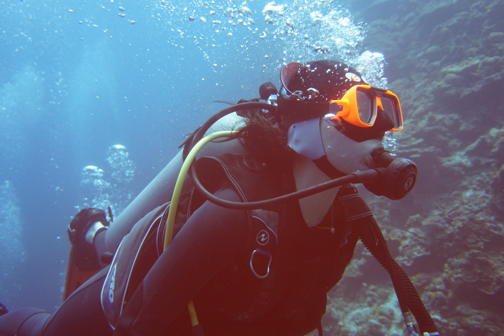 스쿠버 호흡기 사진