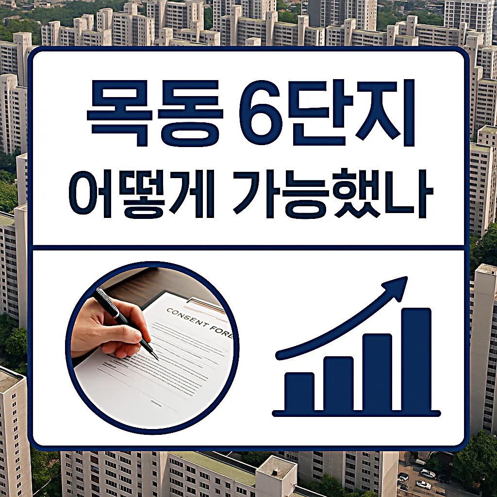 2025 목동 재건축 조합직접설립제도｜6단지가 빠른 이유와 다른 단지에 미치는 영향