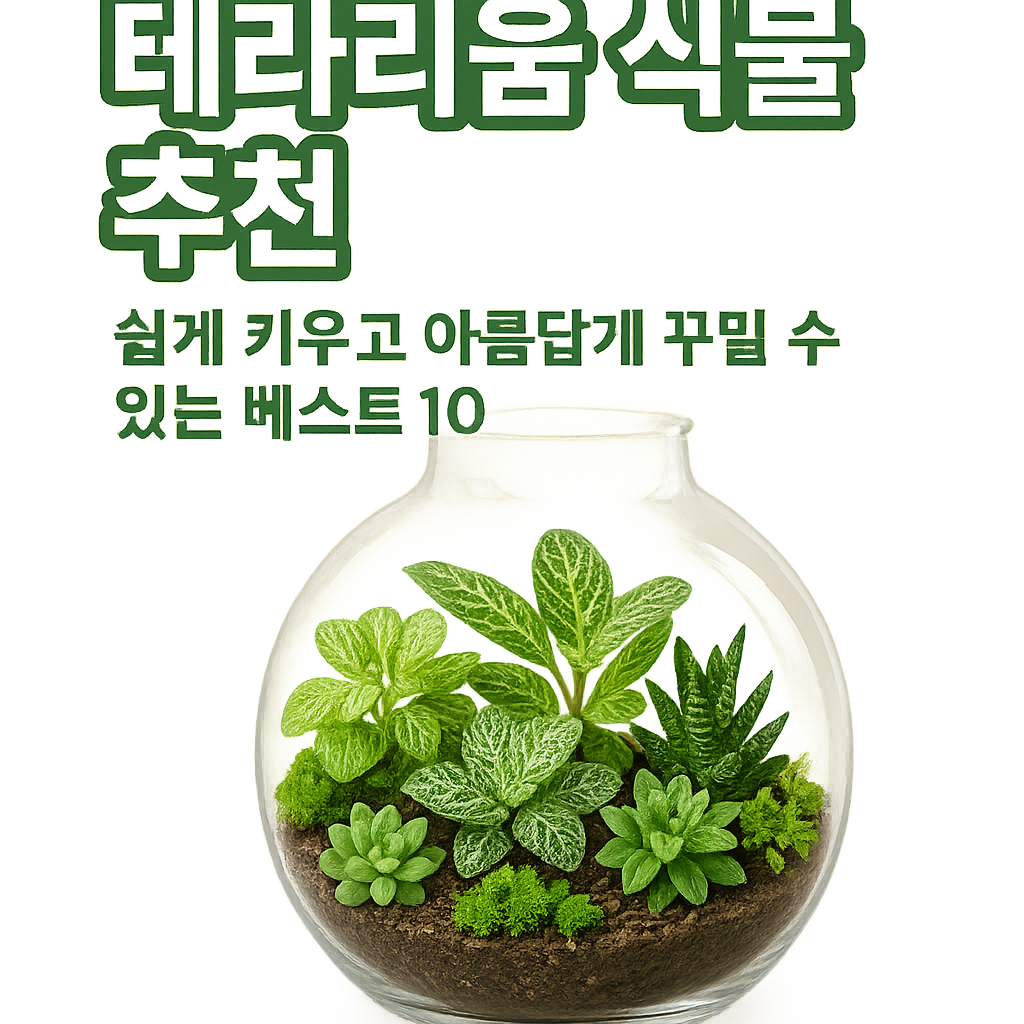 인테리어를 위한 테라리움