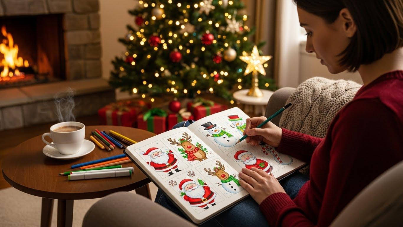 크리스마스 일러스트 이미지