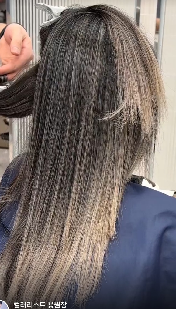 생활의달인-새치염색의달인-이진용-하프발레아쥬-순수반포실버점