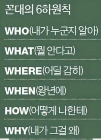 6하원칙 순서 글 작성 꿀팁 영어_2