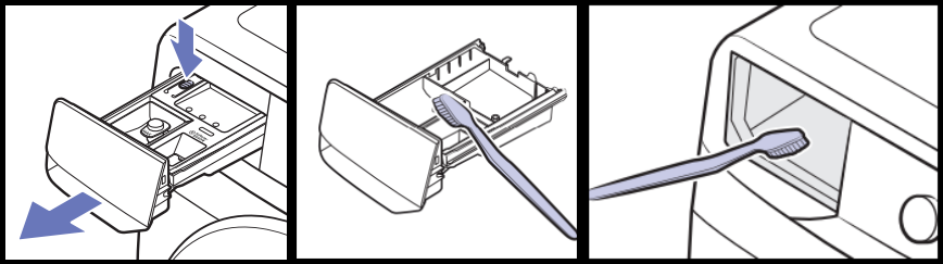 세제함 분리/청소하기