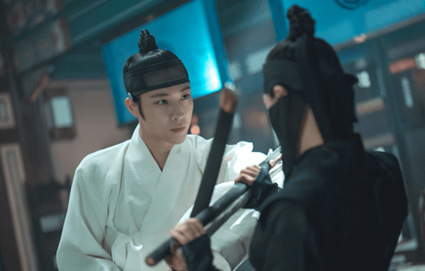 밤에 피는 꽃 박수호 결투 모습