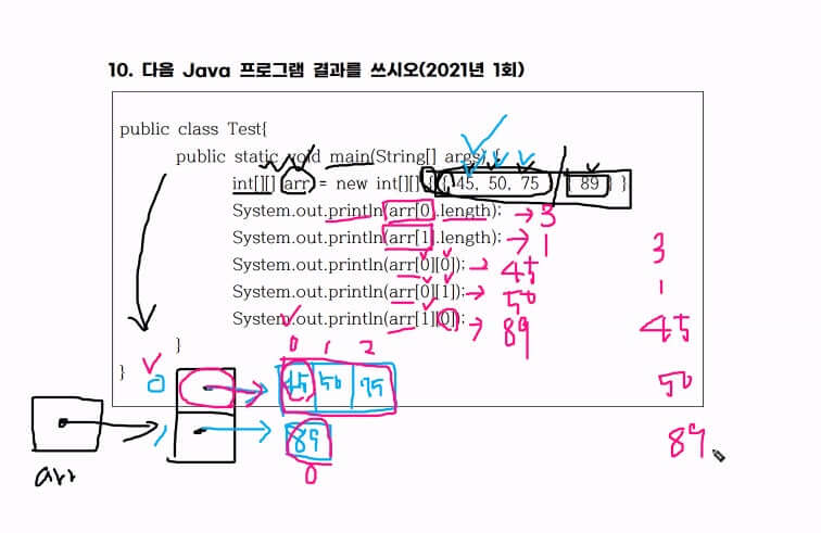  시험문제 예시 