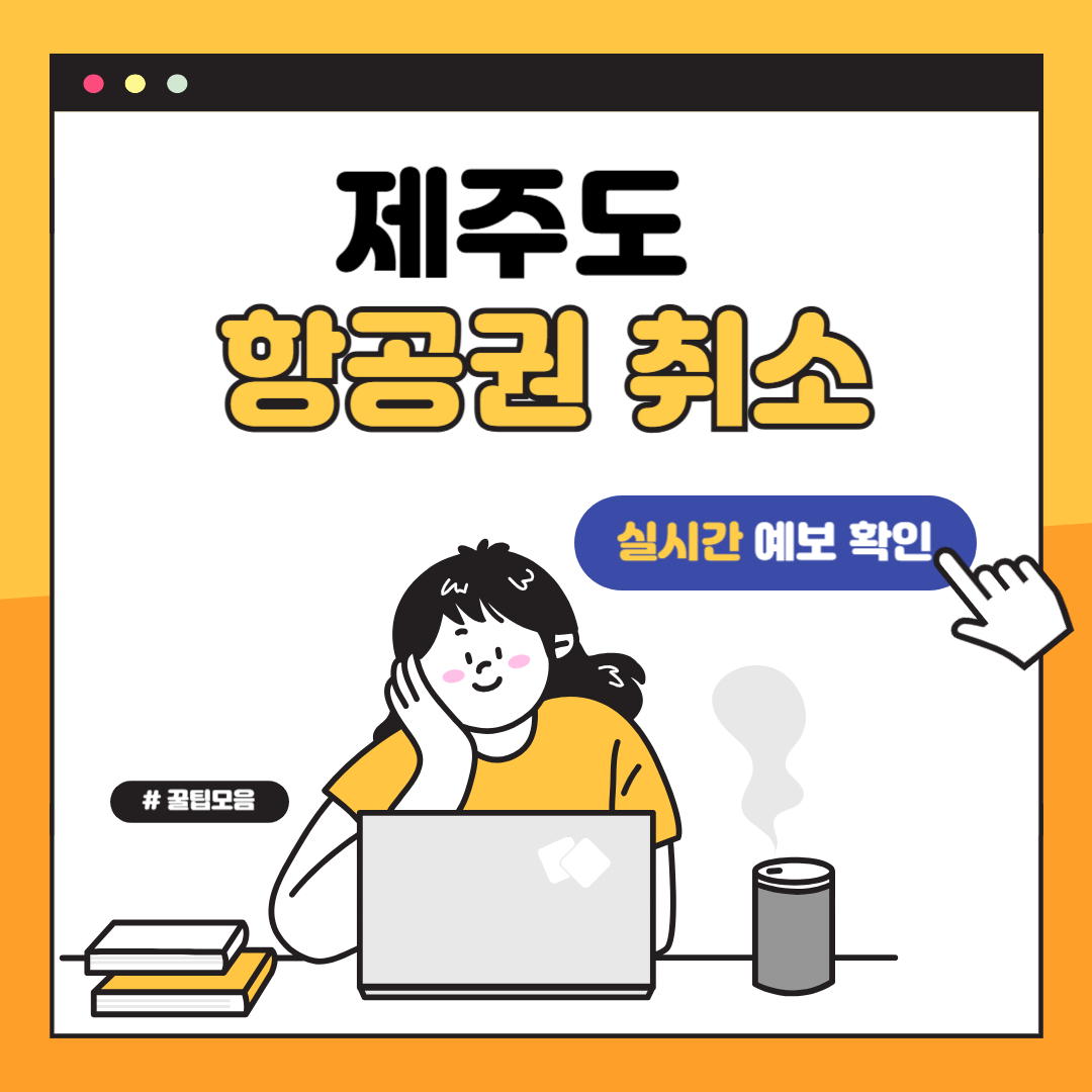 제주도 항공권 취소