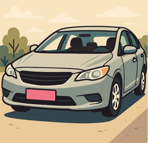 다자녀 핑크 번호판