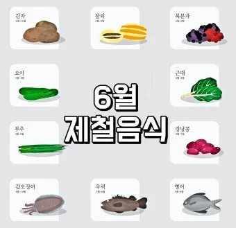 여름 준비는 건강한 식탁에서 6월 제철 음식 리스트 완벽 총정리_5