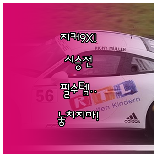 지커 9X 시승 전 필수 준비물과 신..