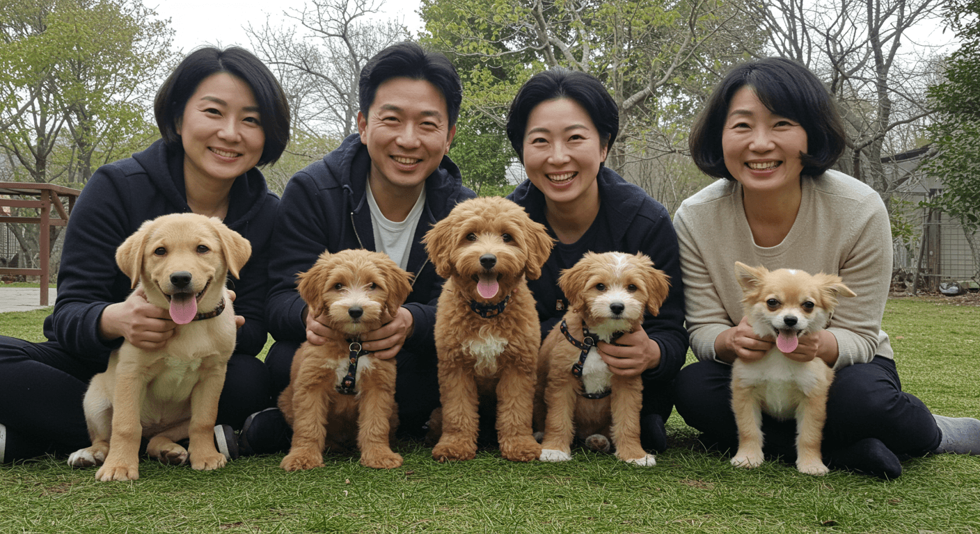 배변 훈련에 성공한 반려견들