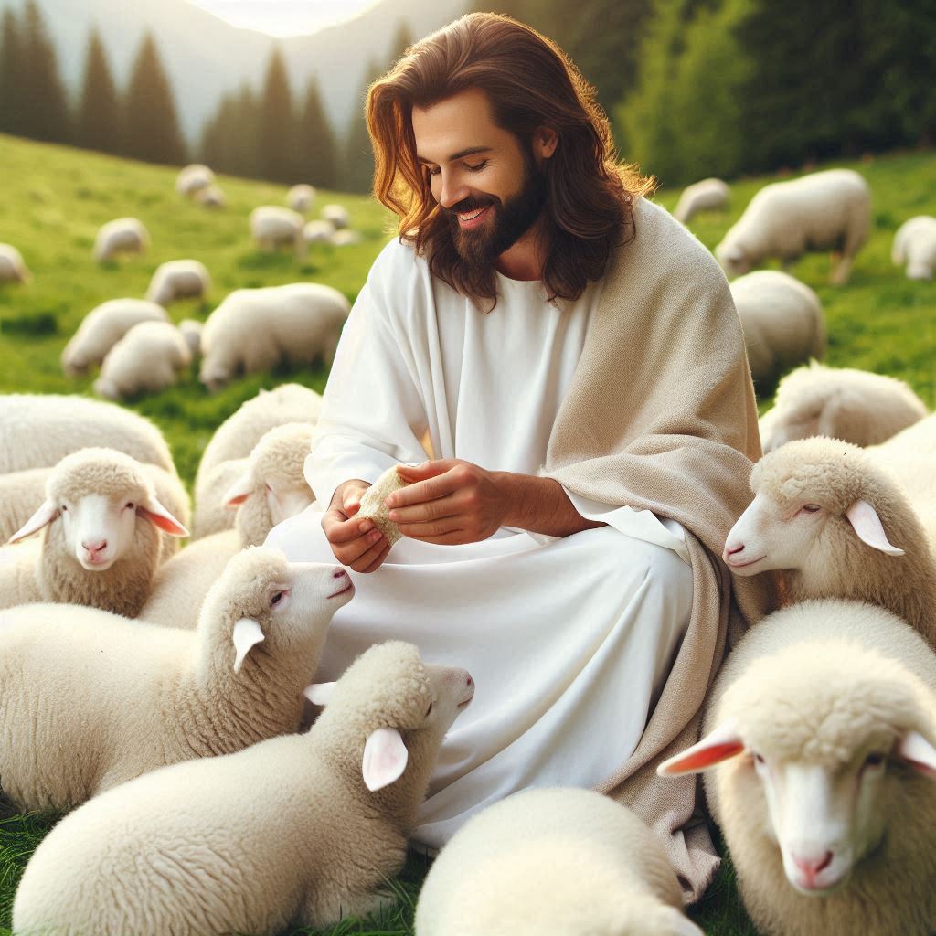 양을-돌보시는-예수님