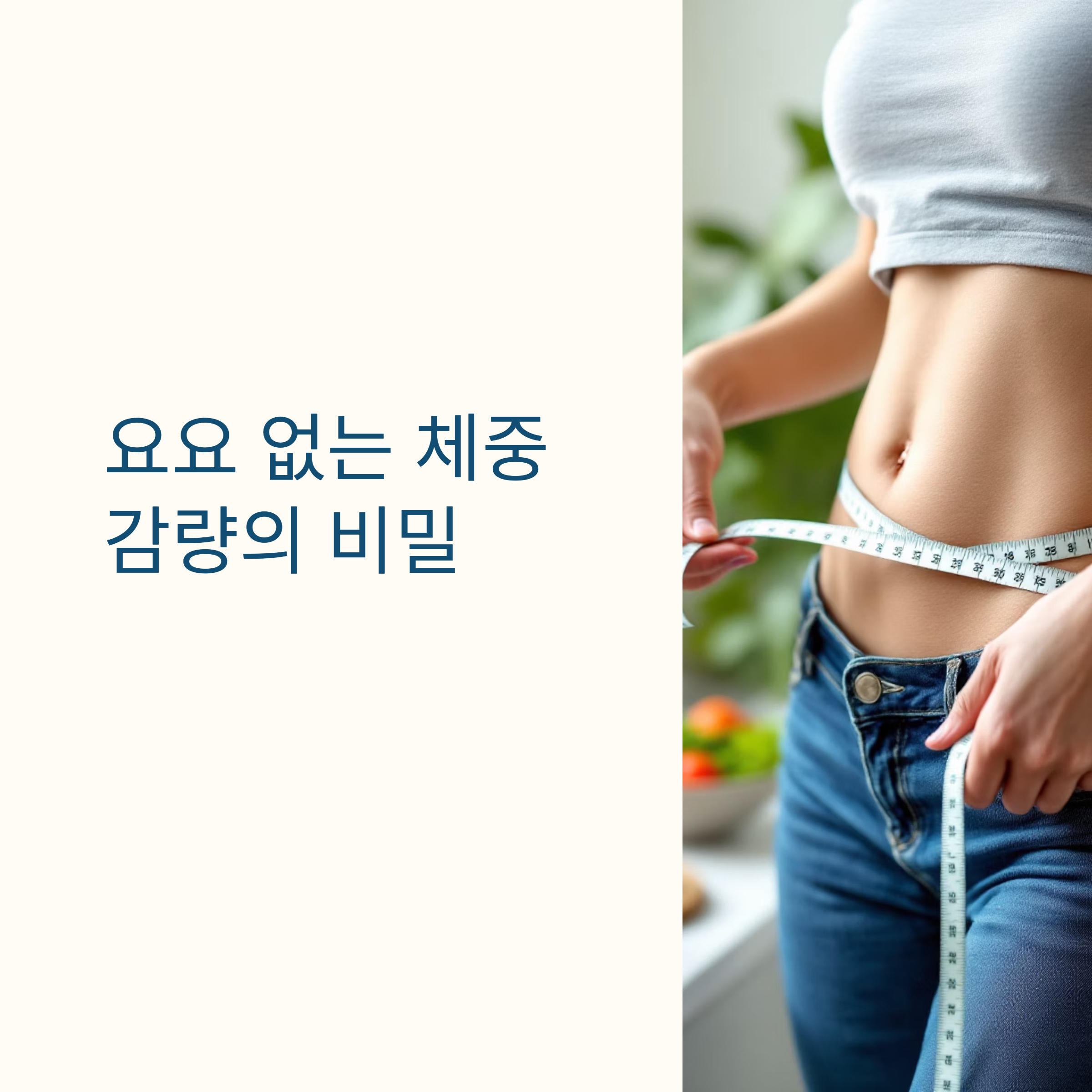 요요 없는 체중 감량, 무리 없이 실천하는 건강한 방법