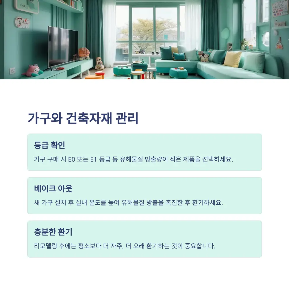 실내공기를 관리하는 법 소개
